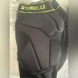 Storelli Black Padded Goalkeeper Shorts(2 pairs)